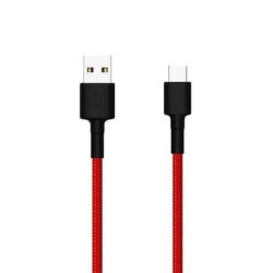 Плетен кабел Xiaomi Mi USB-A към USB-C (SJV4110GL), Червен