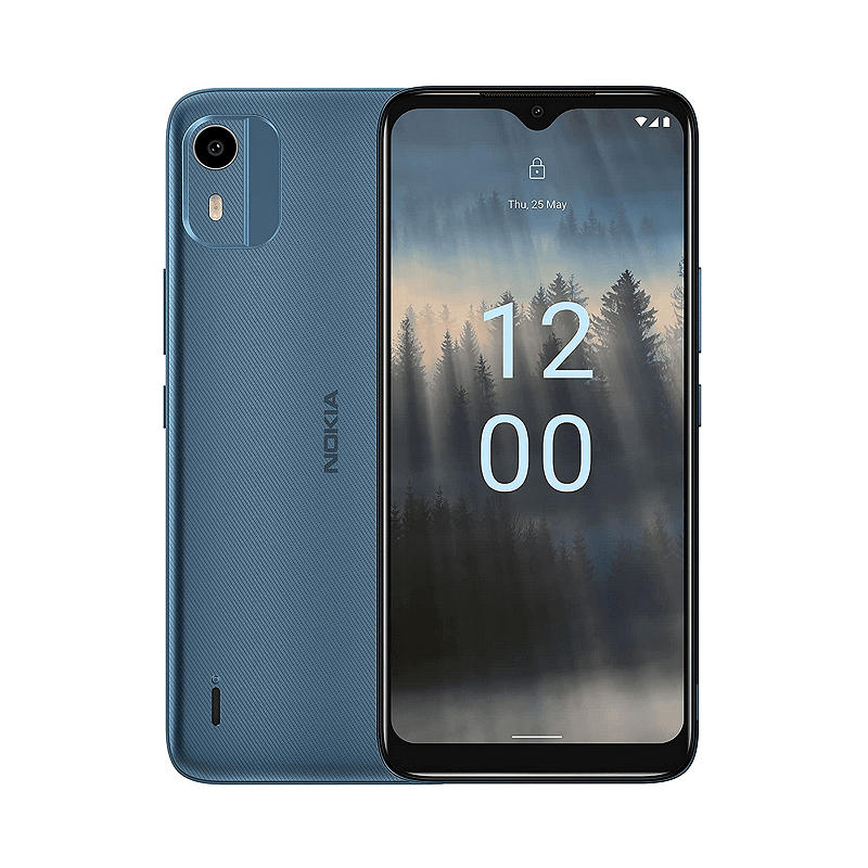 Nokia C12, 64GB, 2GB RAM, Dual SIM, Цвят: Син