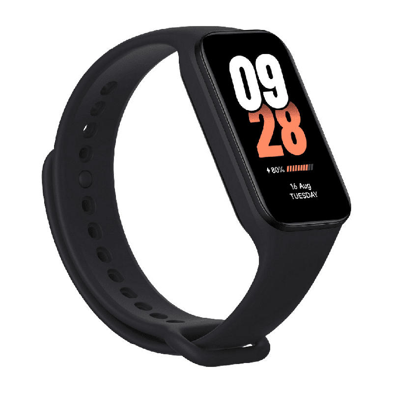 Фитнес гривна Xiaomi Smart Band 8 Active, Цвят: Черен