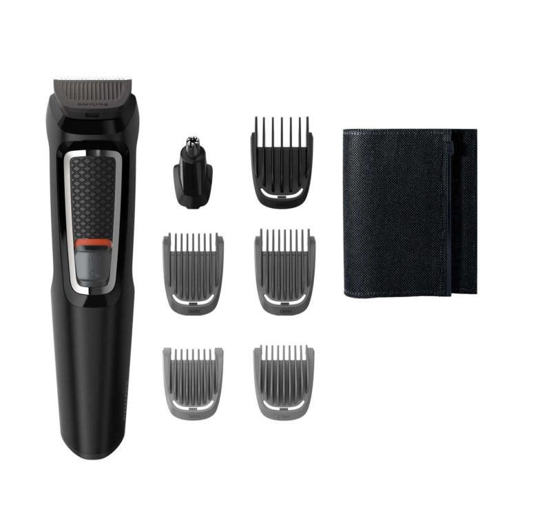 Мултифункционален тример Philips Multigroom Series 3000 за лице и коса (MG3720/15)