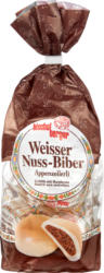 Biber appenzellois mini aux noisettes Bischofberger, Blanc, fourré, 187 g