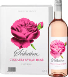Séduction Syrah/Cinsault Rosé Pays d’Oc IGP, Frankreich, Languedoc-Roussillon, 2022, 6 x 75 cl