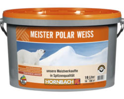 Wandfarbe Meister Polarweiß 10 l