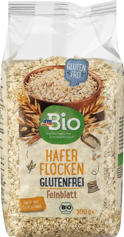 dmBio Haferflocken Glutenfrei Feinblatt