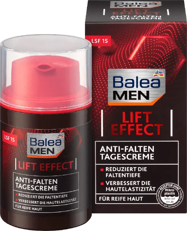Balea MEN Anti-Falten Tagescreme Lift Effect LSF 15