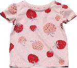 dm-drogerie markt ALANA T-Shirt mit Erdbeeren-Muster, rosa, Gr. 104 - bis 31.03.2024