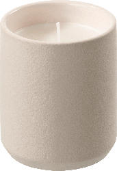 Dekorieren & Einrichten Duftkerze in Keramikgefäß, greige/Duft: Feige