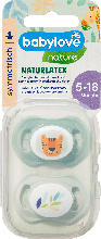 dm-drogerie markt babylove Schnuller Latex symmetrisch, Eukalyptus/Mint, Gr.2, 5-18 Monate - bis 30.04.2024