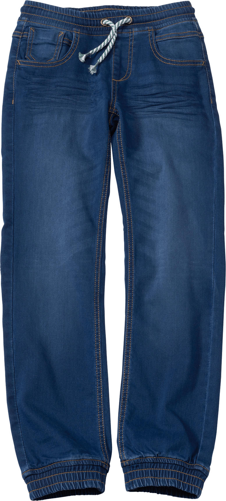 ALANA Jeans mit Gummibund & Kordel, blau, Gr. 128