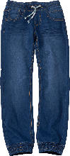dm-drogerie markt ALANA Jeans mit Gummibund & Kordel, blau, Gr. 128 - bis 30.04.2024