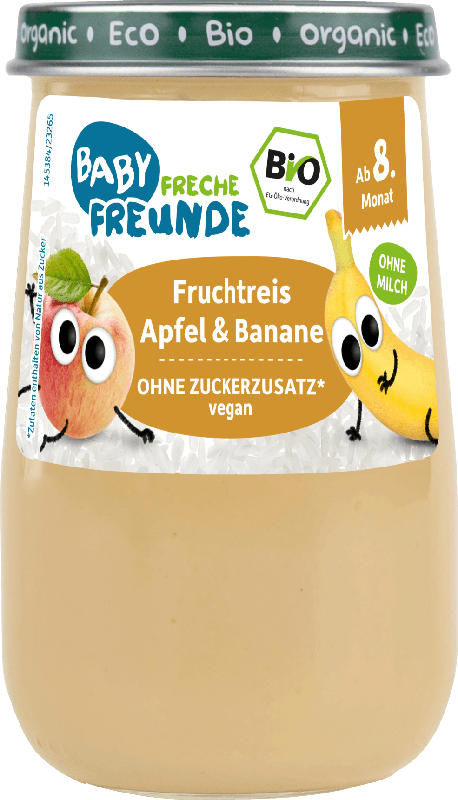 Freche Freunde Fruchtreis Banane & Apfel ab 8 Monaten
