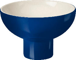 Dekorieren & Einrichten Schale/Bowl aus Keramik groß, blau (22x22x15cm)
