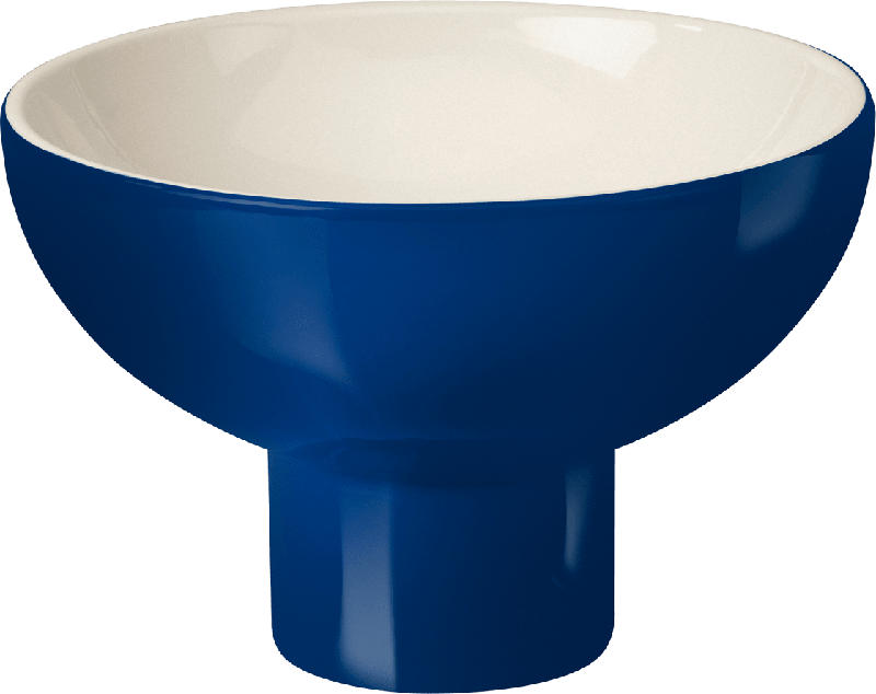 Dekorieren & Einrichten Schale/Bowl aus Keramik groß, blau (22x22x15cm)