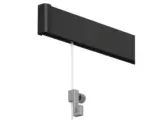 Hornbach Aufhängesystem All-In-One Click Rail 2 m schwarz