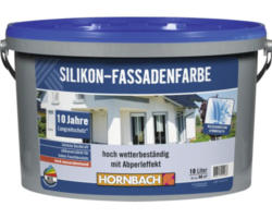 HORNBACH Silikonfarbe Silikon-Fassadenfarbe weiß 10 l