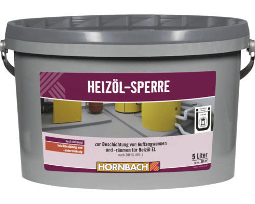 HORNBACH Heizölsperre rotbraun 5 l