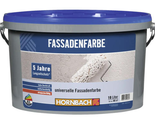 HORNBACH Fassadenfarbe weiß 10 l