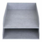 Pfister Stockage de documents HAKAN, Canvas Paper Laminate, gris clair