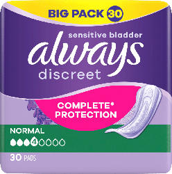 always discreet Einlagen Inkontinenz Normal Big Pack