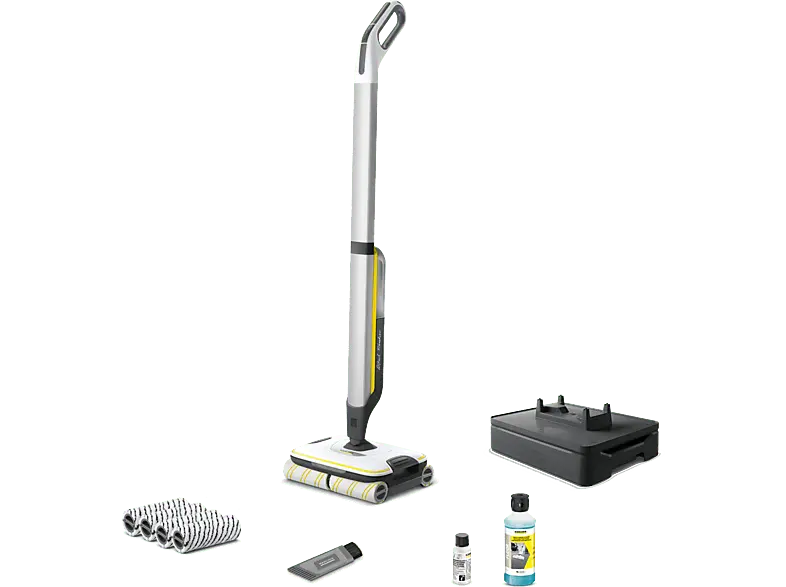 Kärcher 1.055-709.0 FC7 Signature Line Hartbodenreiniger, Weiß/Gelb
