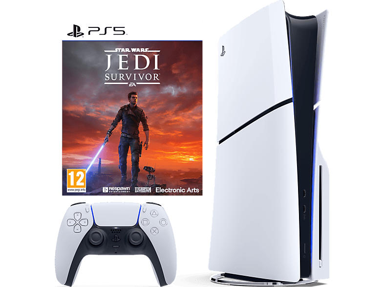 Sony PlayStation®5 (Modellgruppe: Slim) + Star Wars Jedi: Survivor; PlayStation 5----Spielekonsole