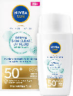 dm-drogerie markt NIVEA SUN Sonnenfluid Gesicht derma skin clear UV Fluid mit Niacinamid, LSF 50+ - bis 30.04.2024