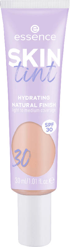 essence Foundation Skin Tint Hydrating Natural Finish LSF 30, 30