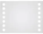 Hornbach LED Badspiegel DSK Silver Hollywood eckig 80x60 cm