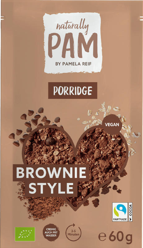 Naturally PAM Porridge, Brownie Style