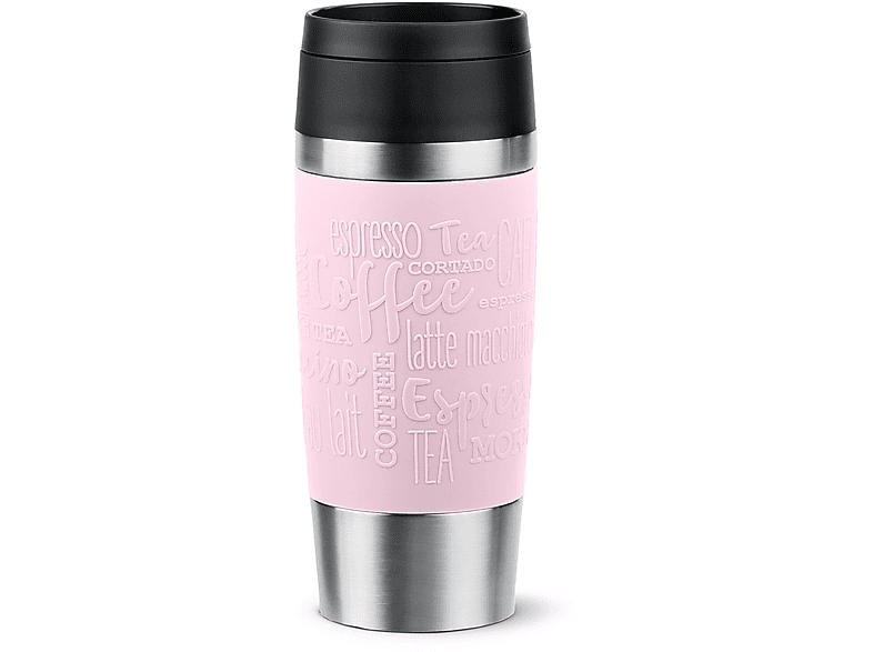 Emsa Travel Mug Classic Thermo-/Isolierbecher, 0.36l, Pastellrosa; Trinkflasche