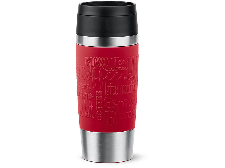 Emsa Travel Mug Classic Thermo-/Isolierbecher, 0.36l, Dunkelrot; Trinkflasche