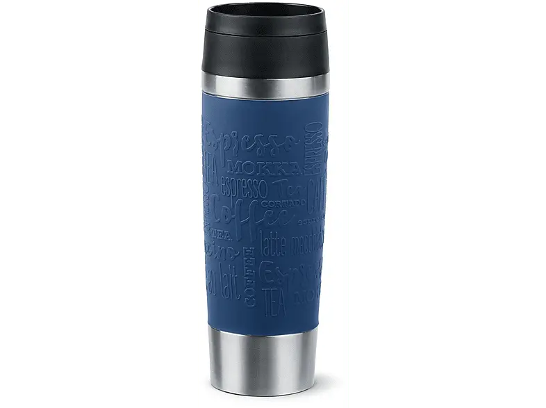 Emsa Travel Mug Classic Thermo-/Isolierbecher, 0.5l, Dunkelblau; Trinkflasche