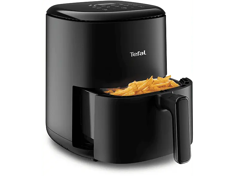 Tefal EY1458 Compact Heißluftfritteuse (3 l, 1300 Watt, Schwarz)