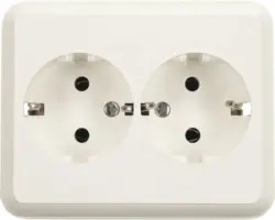 Steckdose Steckdose mit Rahmen Einsatz Steckdose Roth Lange ROTH LANGE Plus reinweiß