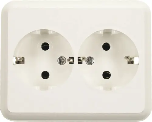 Steckdose Steckdose mit Rahmen Einsatz Steckdose Roth Lange ROTH LANGE Plus reinweiß