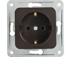 Steckdose Einsatz Steckdose Roth Lange ROTH LANGE Basic braun