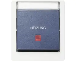 Heizungsschalter Schalter Roth Lange IP55 aufputz, grau/blau