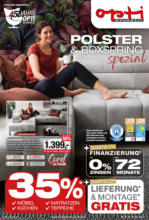 Opti-MegaStore Backnang Polster & Boxspring Spezial - bis 16.03.2024