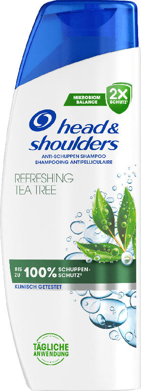 head&shoulders Shampoo Anti-Schuppen mit Teebaum Öl