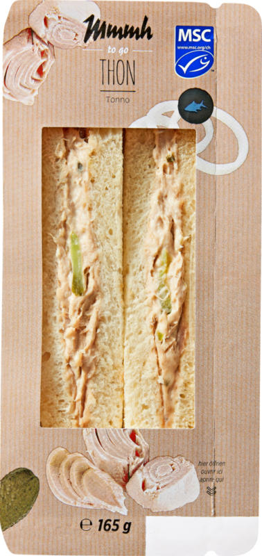 Club sandwich Tonno Mmmh, 165 g