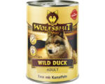 Hornbach Hundefutter nass WOLFSBLUT Wild Duck Adult mit wertvollen Superfoods, getreidefrei, Glutenfrei 395 g