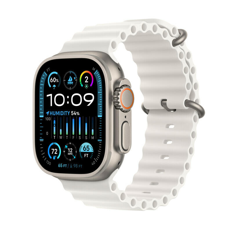 Apple Watch Ultra 2 GPS+Cellular Titan 49mm Oceanband weiß