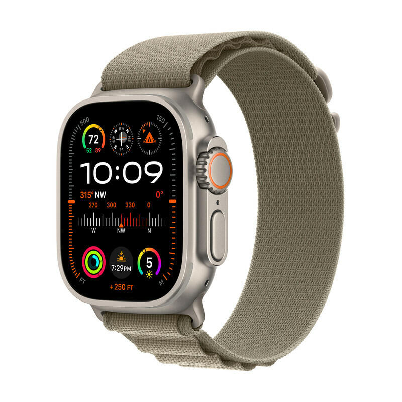 Apple Watch Ultra 2 GPS+Cellular Titan 49mm Alpin S oliv