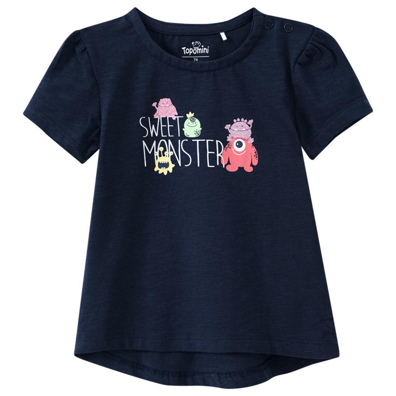Baby T-Shirt mit Monster-Print