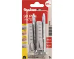 Hornbach Spreizdübel Fischer Befestigungssysteme SX Plus Ø 14 x 70 mm Kunststoff mit Schrauben, 2 Stück (567830)