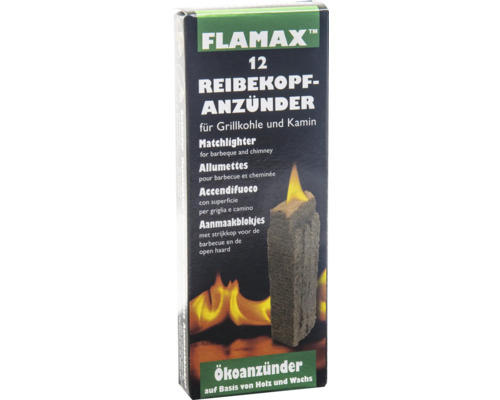 Reibekopfanzünder Öko Flamax 12 Stk.