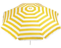 Sonnenschirm Polyester Ø 160 cm gelb