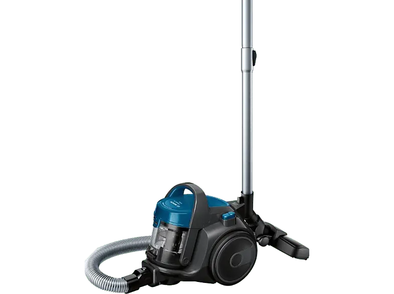 Bosch BGC 05 A 220 Bodenstaubsauger ohne Beutel (78 dB(A), maximale Leistung: 700 Watt, Steingrau/Blau)
