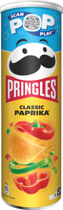 Pringles Chips Classic Paprika, 185 g
