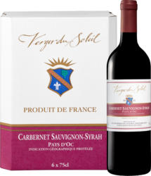 Verger du Soleil Cabernet Sauvignon/Syrah Pays d’Oc IGP, France, Languedoc-Roussillon, 2022, 6 x 75 cl